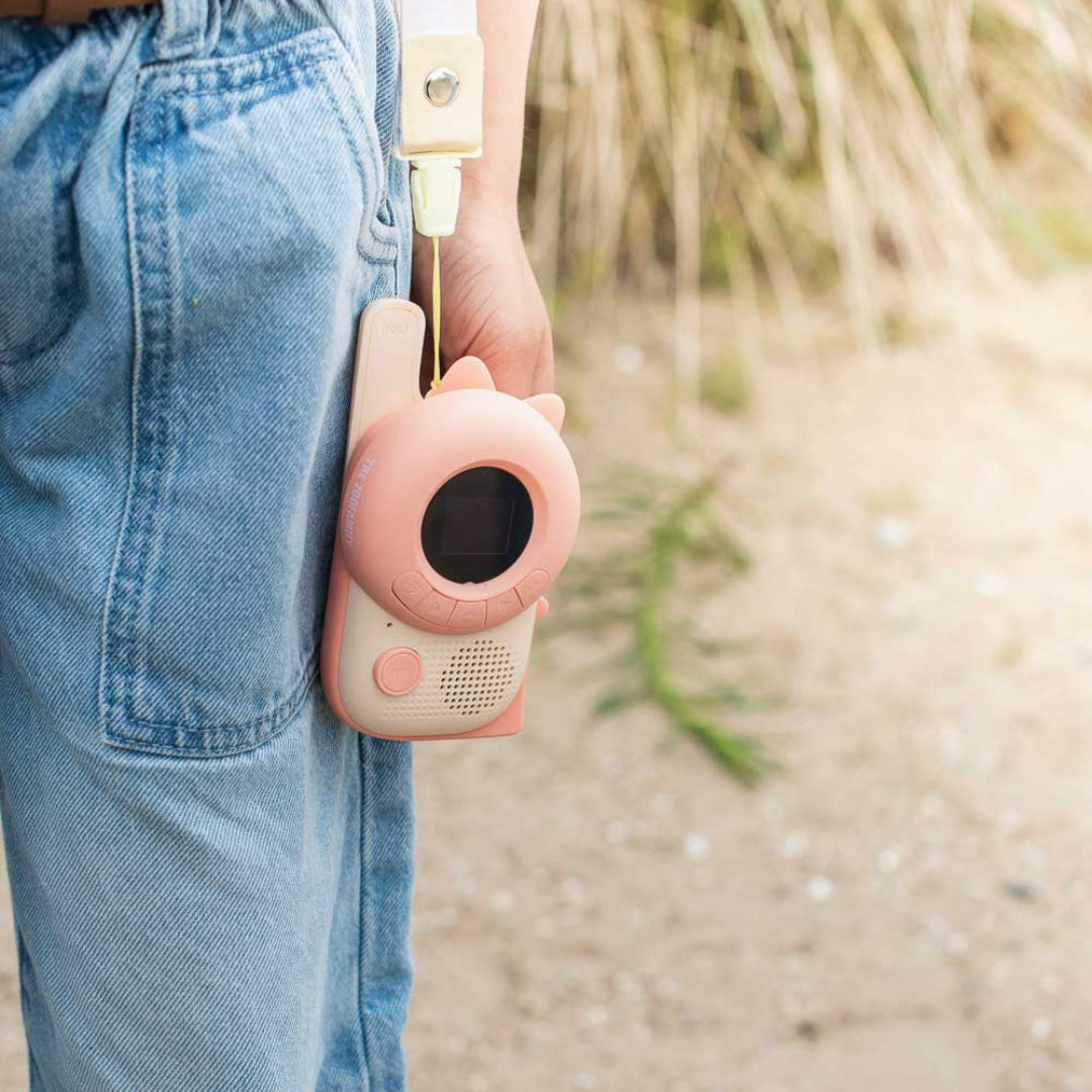 the zoofamily walkie talkie zoo - dino - roze - 2st