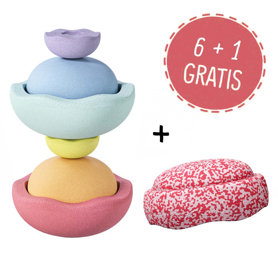 stapelstein christmas special inside pastel - blush - 6   1 gratis