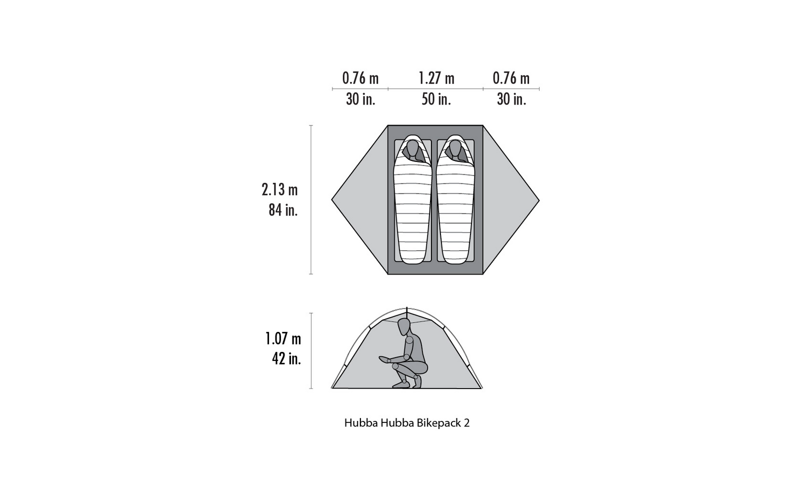 MSR Hubba Hubba Bikepack für 2 Personen
