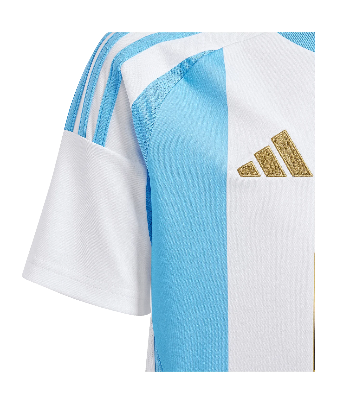 adidas Argentinien Trikot Home Copa America 2024 Messi Kids Weiss