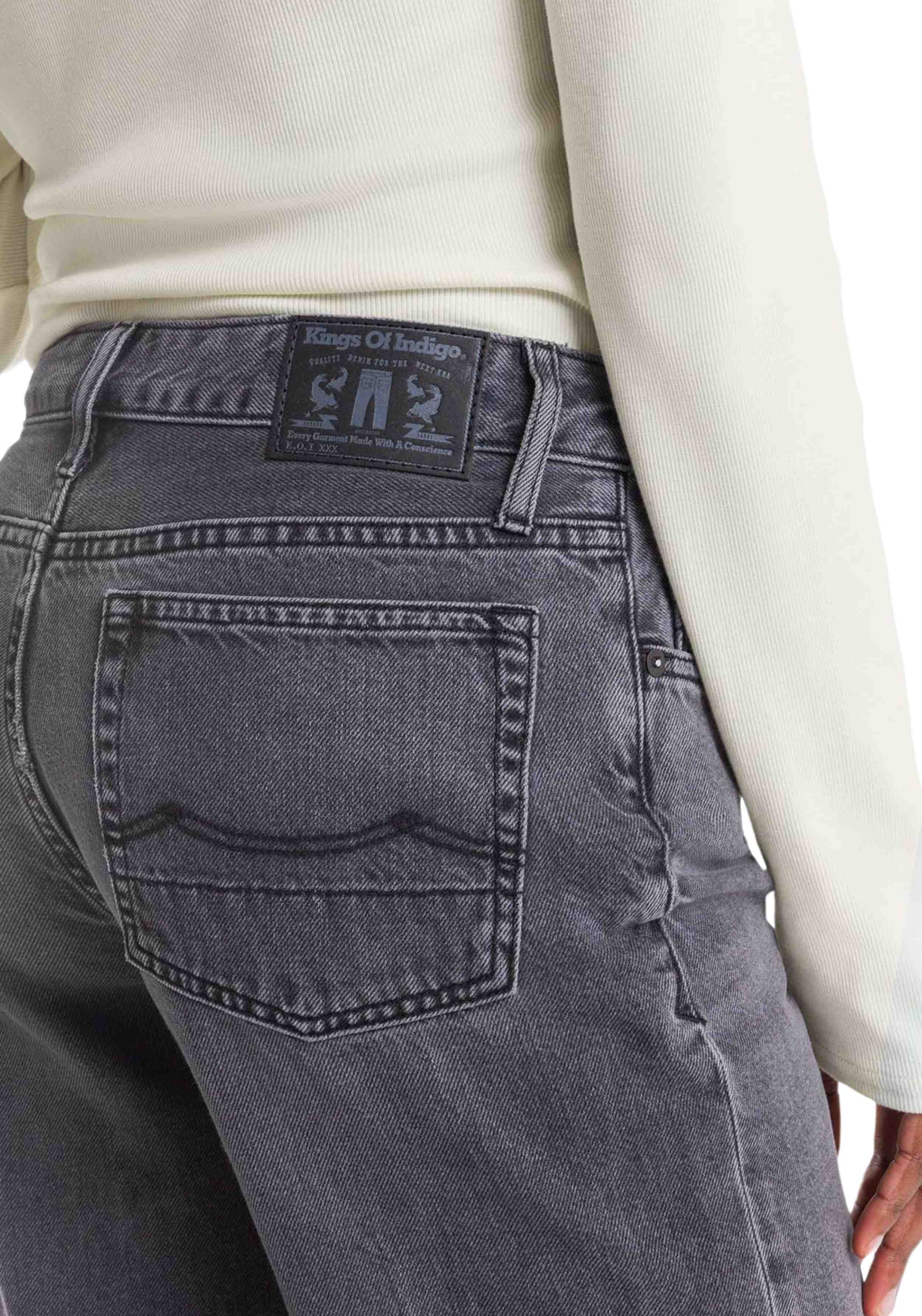 Kings Of Indigo Jeans Jane Pony Black OD Black