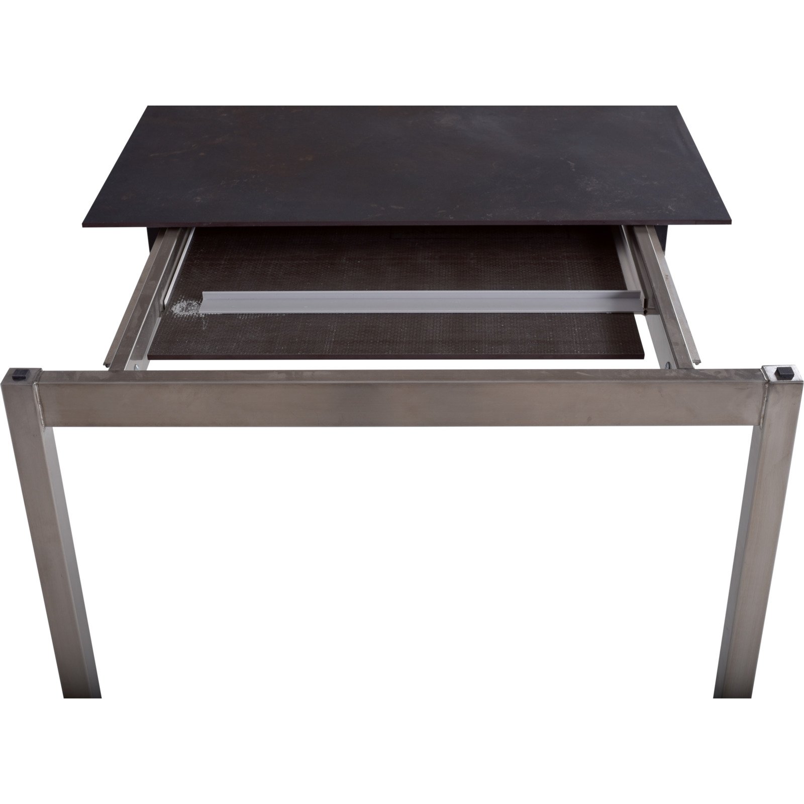 Tisch Lugo Edelstahl 150/210 cm