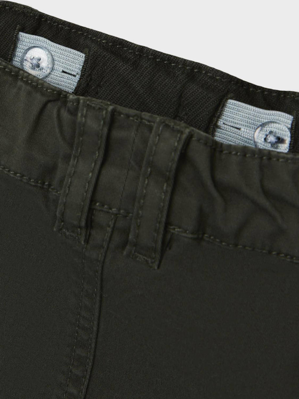 NAME IT cargo short NMMBEN BAG donkergroen
