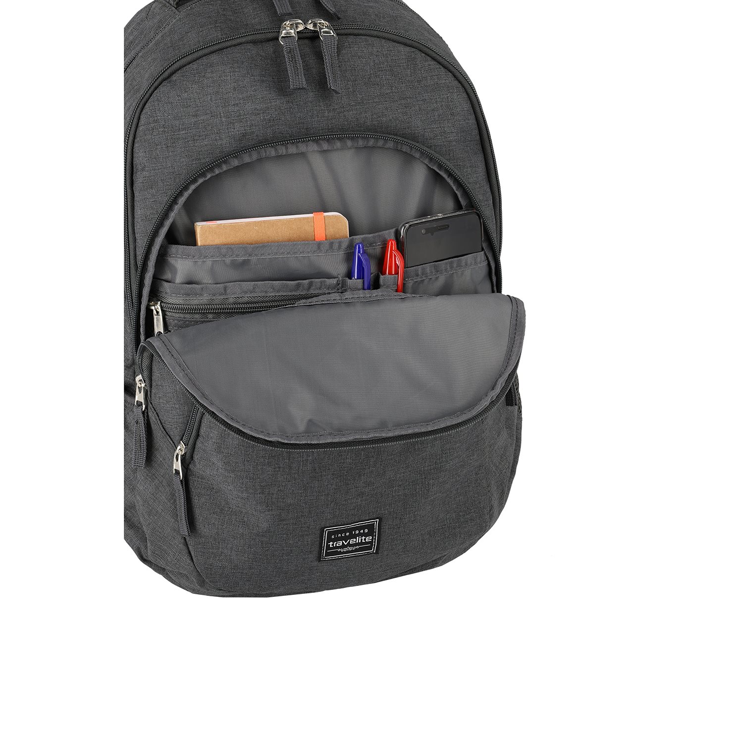 Travelite Basics Backpack Melange anthracite