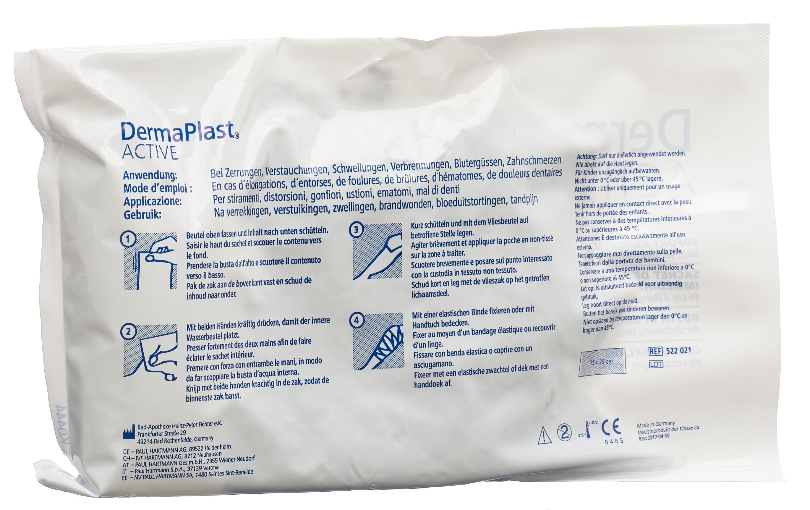 Active Instant Ice Kompresse 25 x 15 cm, 1 StückSofort-Kühlbeutel