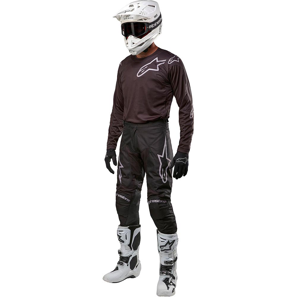 Alpinestars - Maillot Racer Graphite - 2024 Noir / Argent