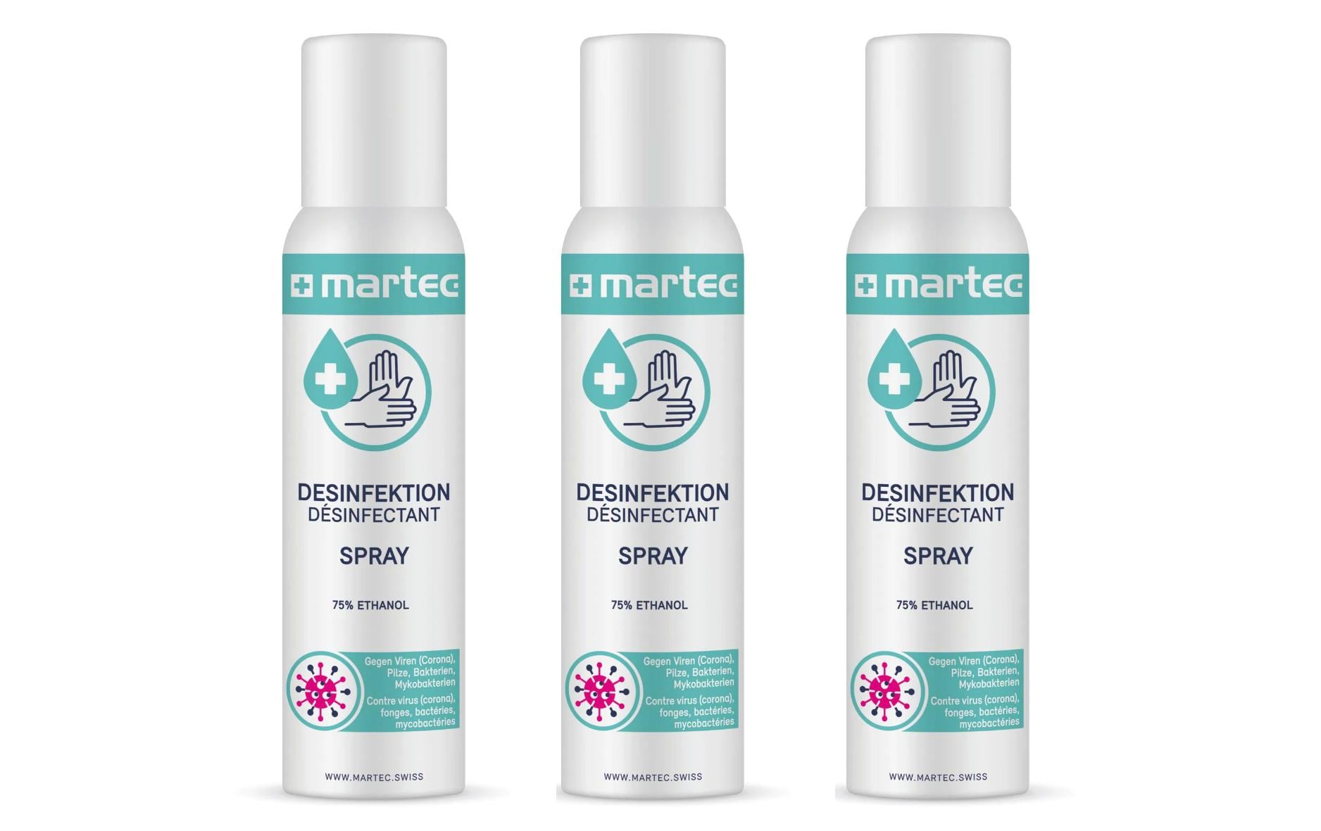 Desinfektionsspray für die Hände 3 x 100 mlDesinfektionsmittel für die Hände
