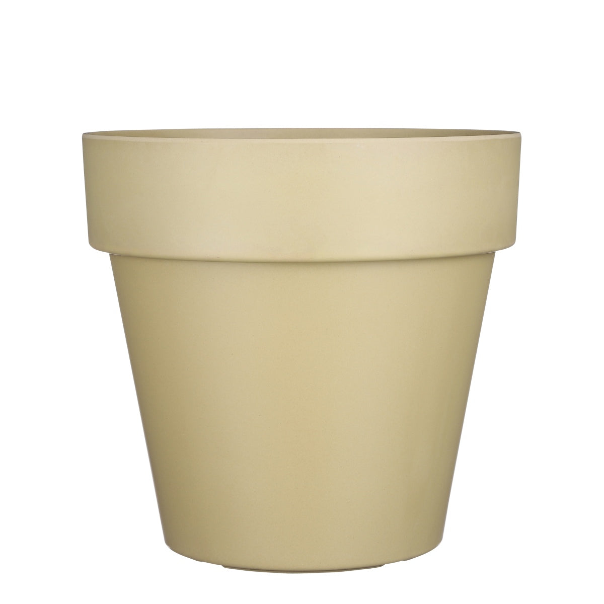 Mica decorations jardinière orion - 36x36x34 cm - vezels - jaune
