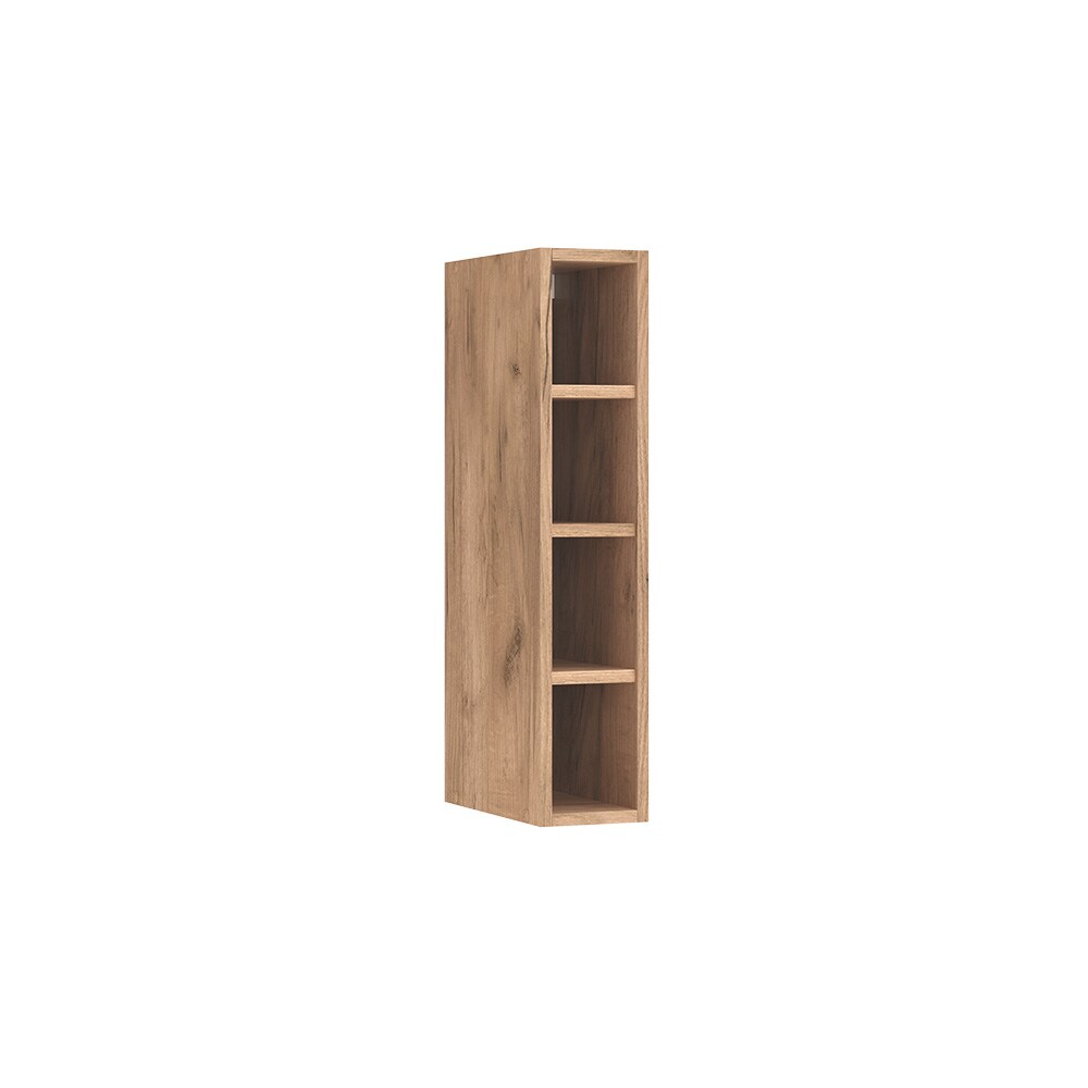 Vicco Regalhängeschrank Küchenschrank Küchenmöbel Fame-Line Eiche Goldkraft 15 cm modern Küche Hängeschrank Einbauküche Einlegeboden Küchenzeile Regal Aufbewahrung