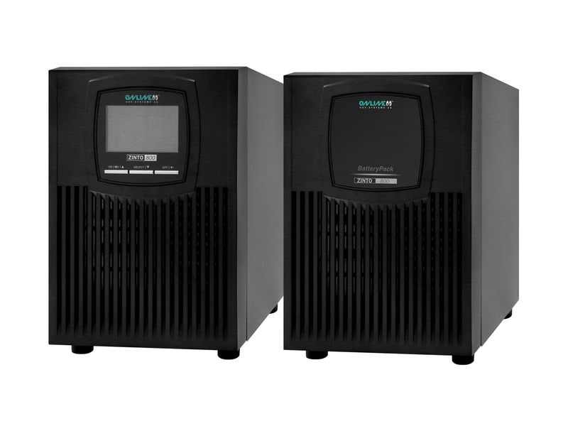 Online USV USV ZINTO 800T 800 VA / 720 W   Z800TBP Batterie Zuverlässige Stromversorgung und erweiterte Backup-Zeit – ideal für Server, Netzwerke und kritische Workstations