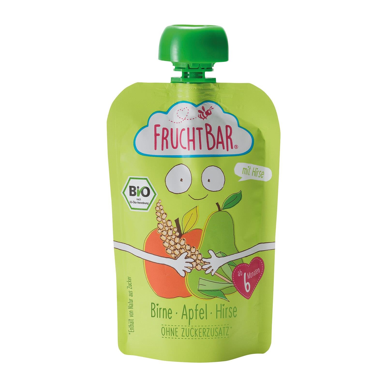 Fruchtbar Quetsche Birne-Apfel-Hirse
