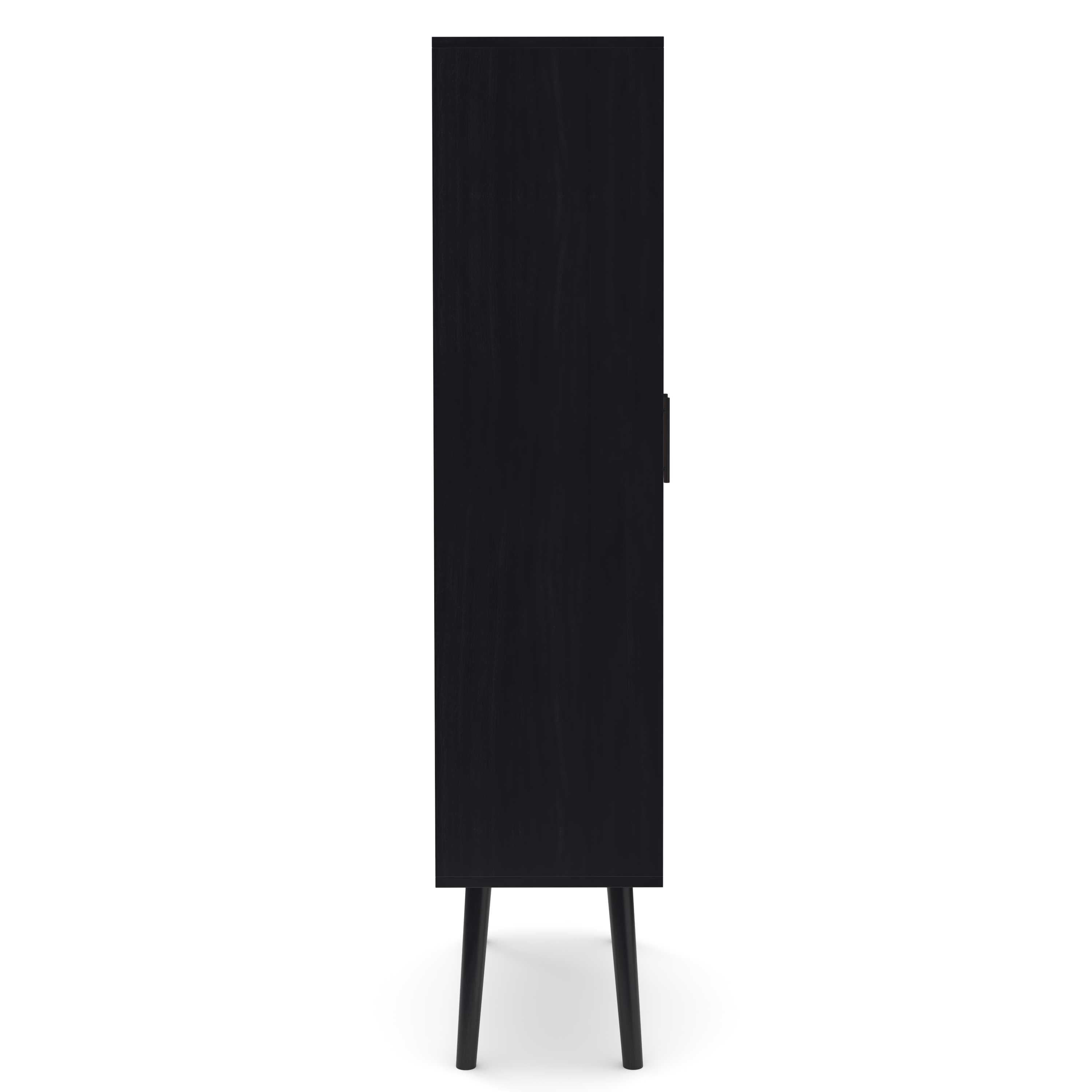 Hochschrank ALDO 70 x 150 cm schwarz/hellbraun