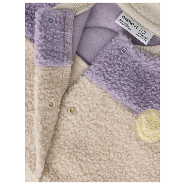 Name it - Kid's Balissea L/S Teddy Card - Veste polaire