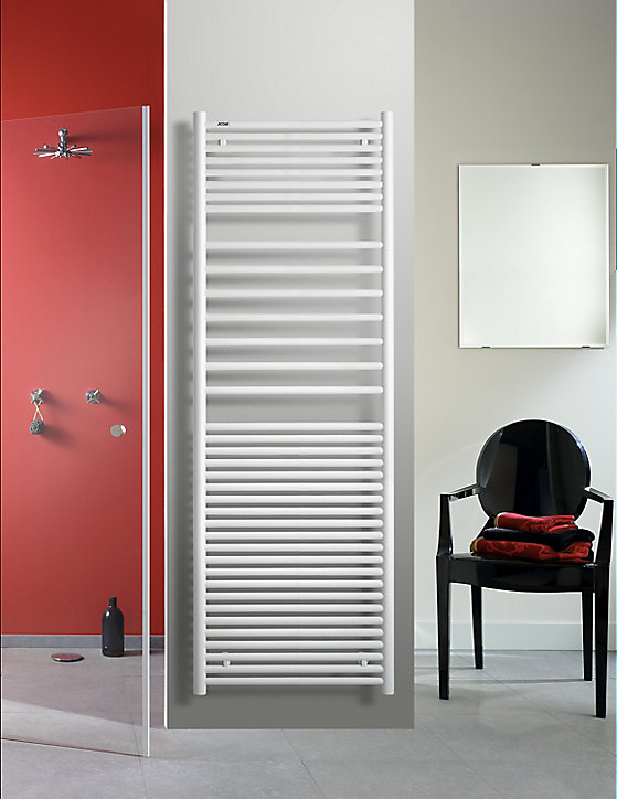 Radiateur sèche-serviettes eau chaude Acova Angora blanc 946W