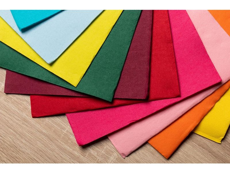 PRO nappe Papierservietten 20 cm x 20 cm, 50 Stück, Weiss Packung mit 50 Cocktail-Servietten