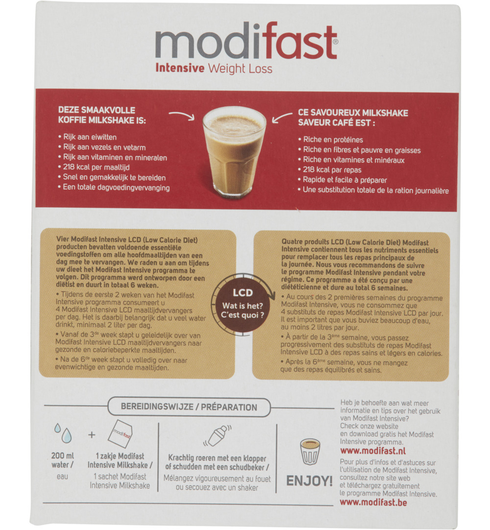 Modifast Intensive Milkshake Coffee (440 gr)