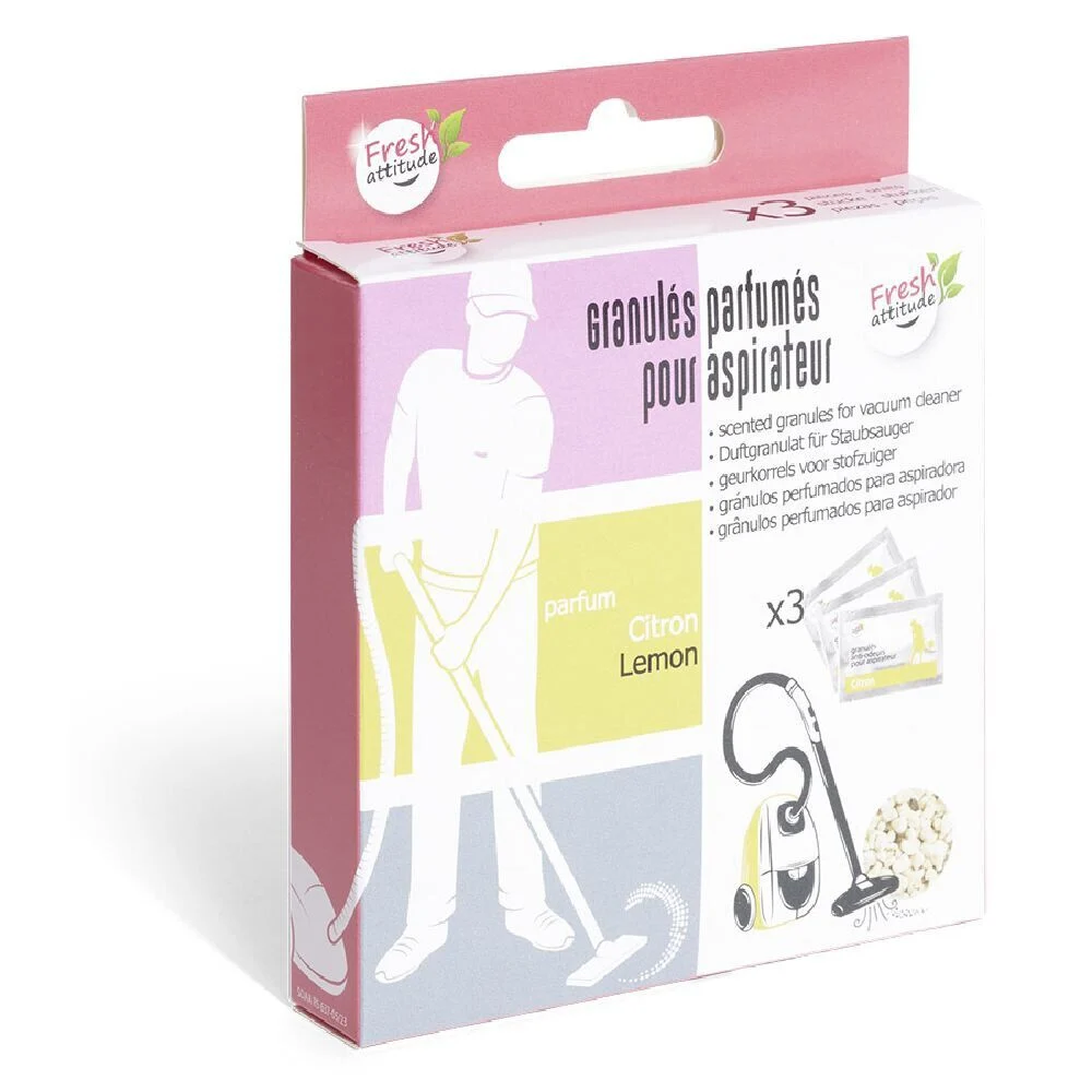 Désodorisant pour aspirateur Perlite senteur citron