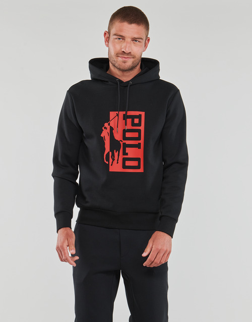 Polo Ralph Lauren - SWEATSHIRT CAPUCHE BIG LOGO Negro