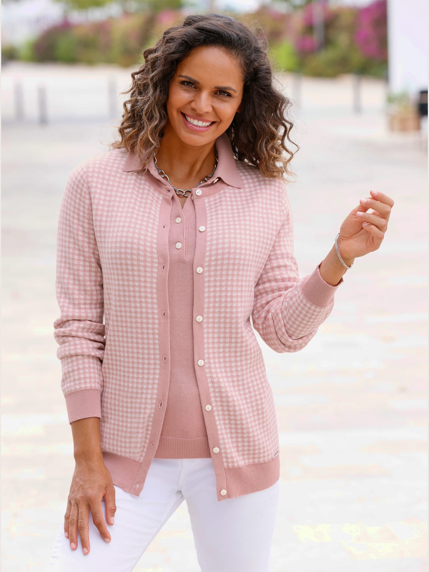 Veste en tricot 50% coton