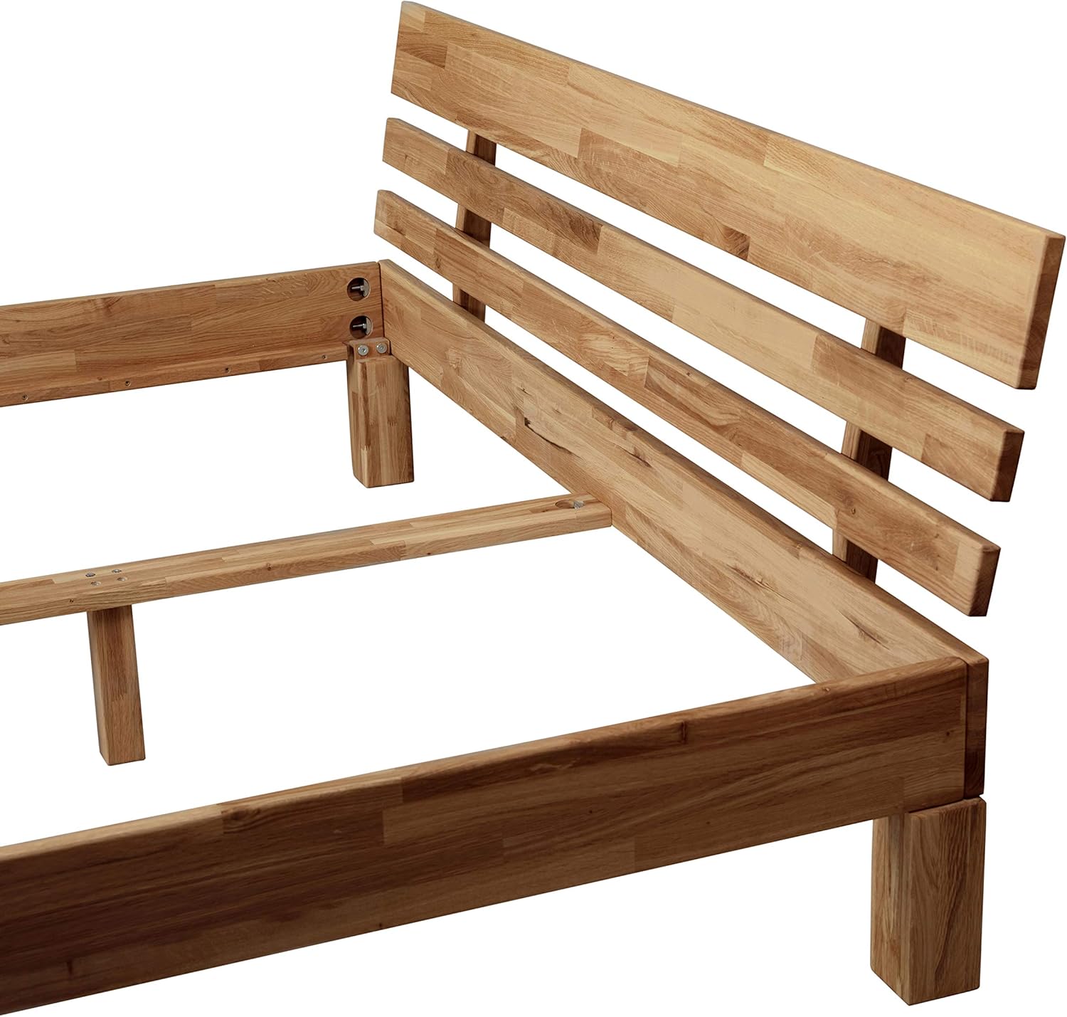 Krok Wood Massivholzbett Julia in Eiche (180 x 200 cm)