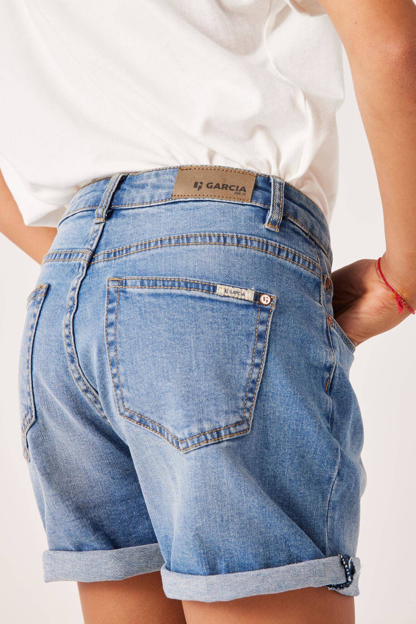 Garcia| Mädchen Jeansshort EVELIN 588 MEDIUM USED