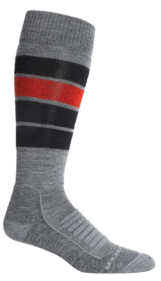 Ski  Merino Medium Over The Calf Herre 013/Gritstone HTHR