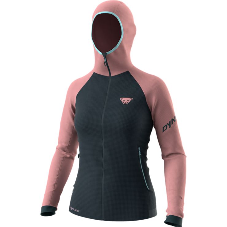 DynafitSpeed Polartec Hooded Jacket - rosa