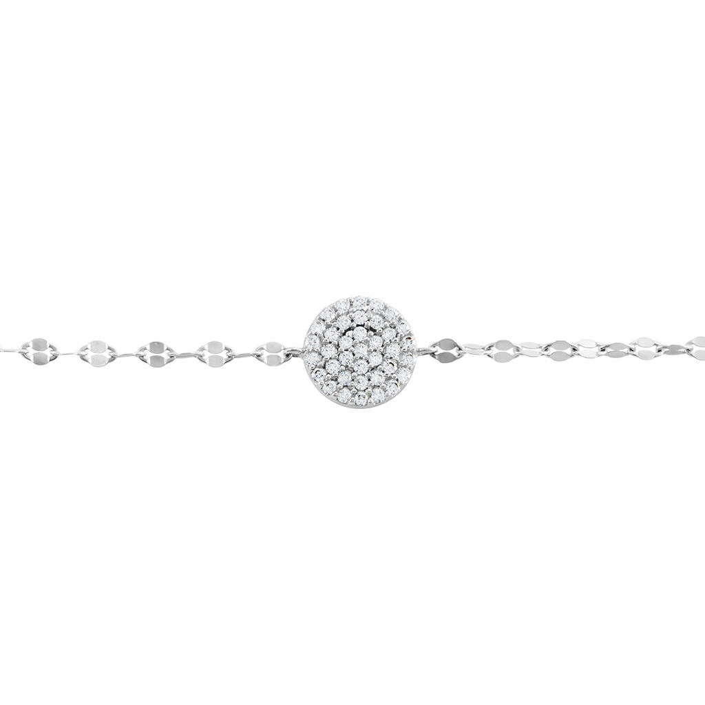 Bracelet Argent Blanc Varinia Oxydes De Zirconium