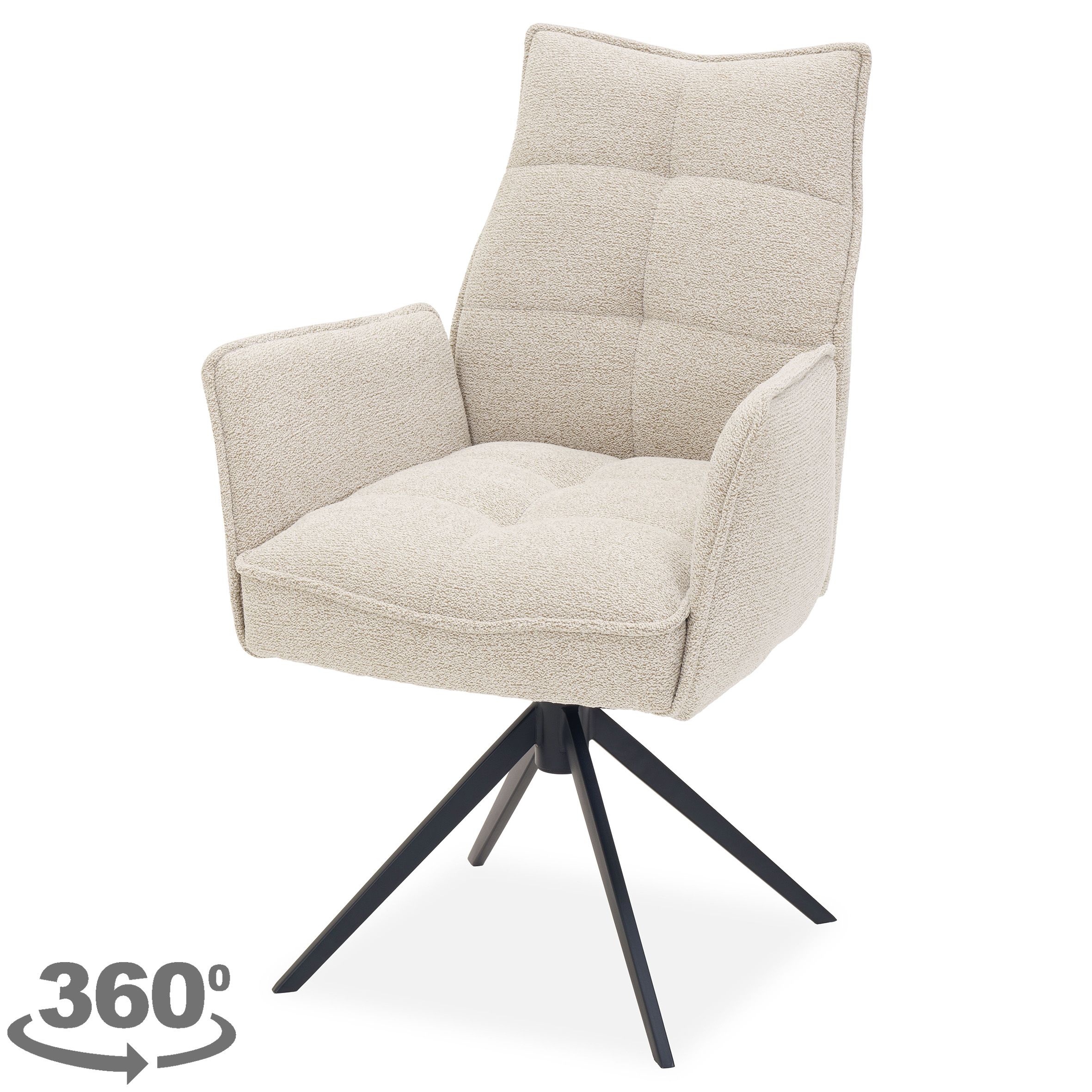 Eetkamerstoel Sahara 120 Willemijn B62 x D64 x H96 cm