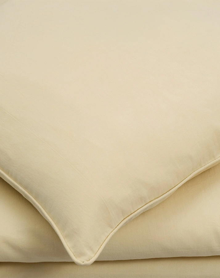 Bettwäsche GROWN UP (140x200/60x63) 2-teilig in pale yellow