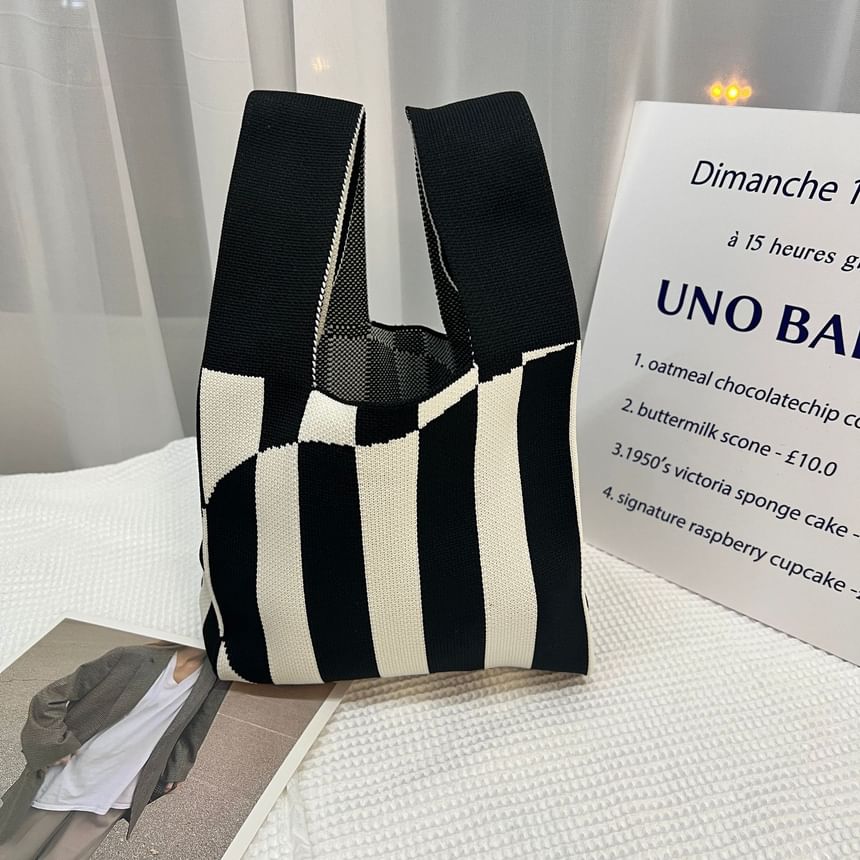 Nikifa - Gebreide draagtas met patroon