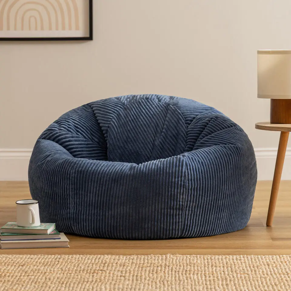icon Zitzak Kingston - Corduroy Zitzak Volwassenen - Denimblauw