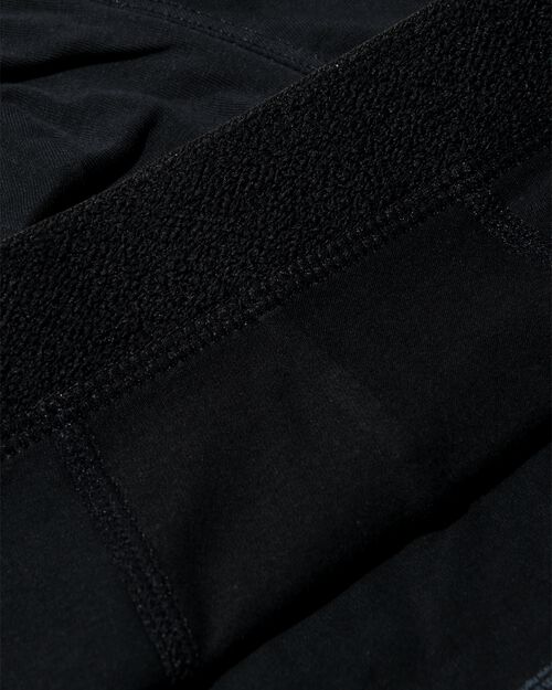 2 boxers homme modèle court coton real lasting noir