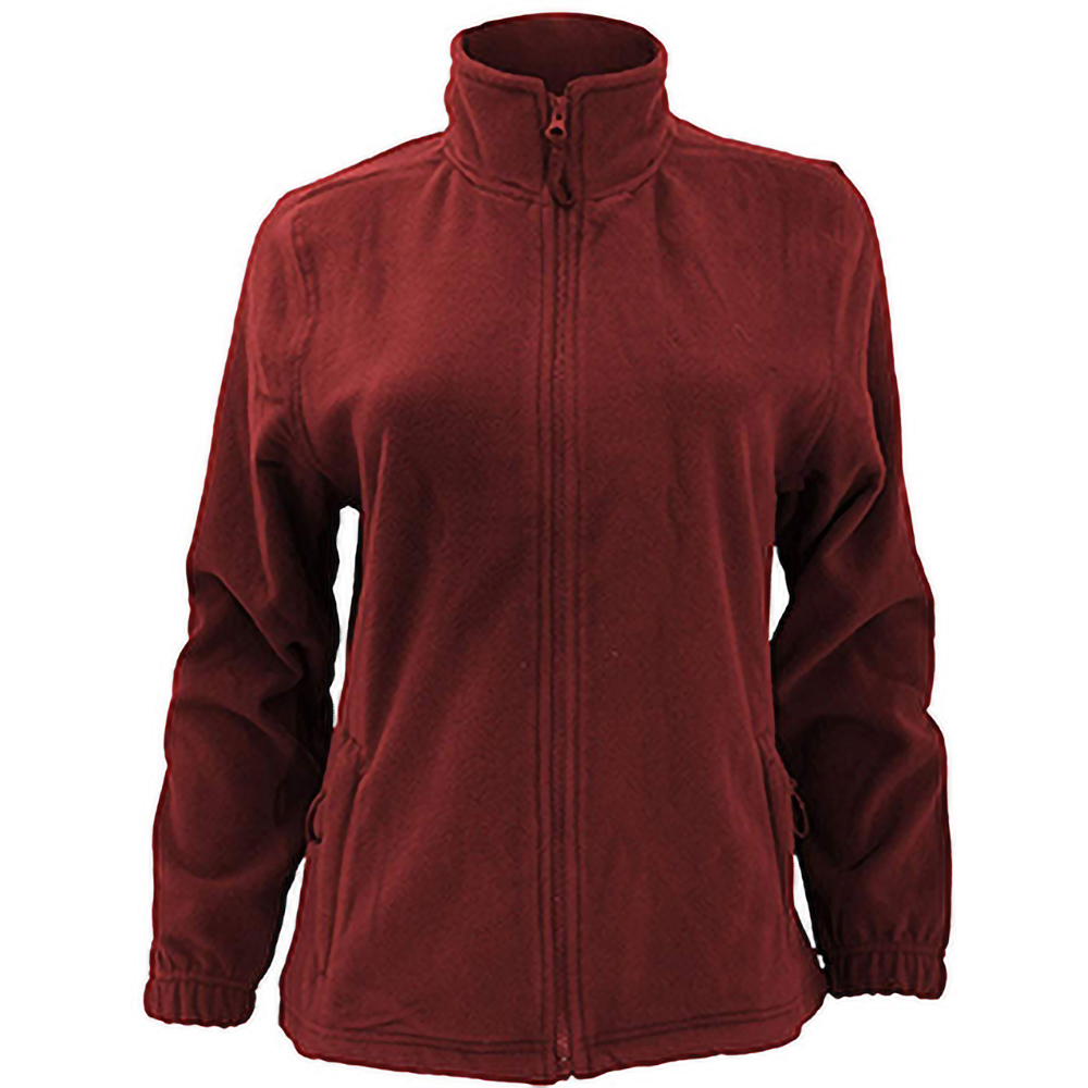 Jaqueta de lã com zíper frontal completo, modelo Sols North