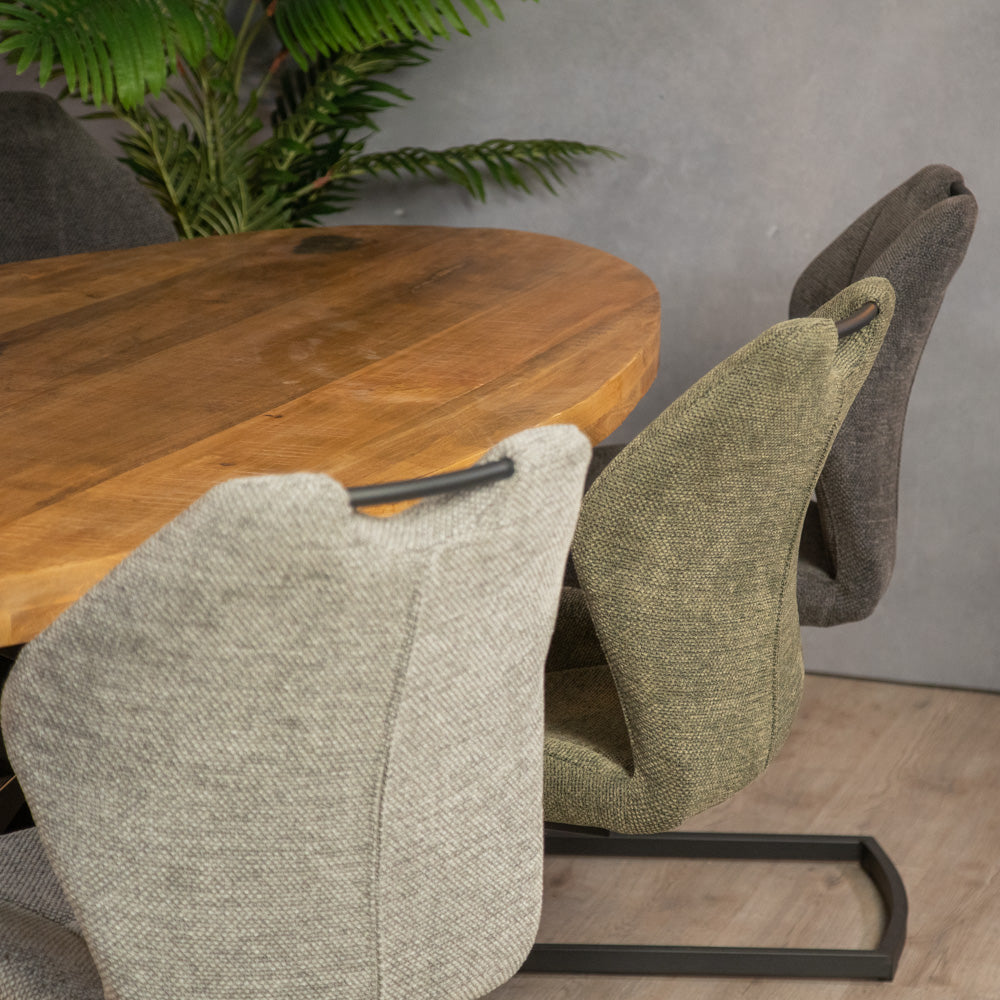 Stoel Riviera (set van 2) Stoel Riviera Moss groen