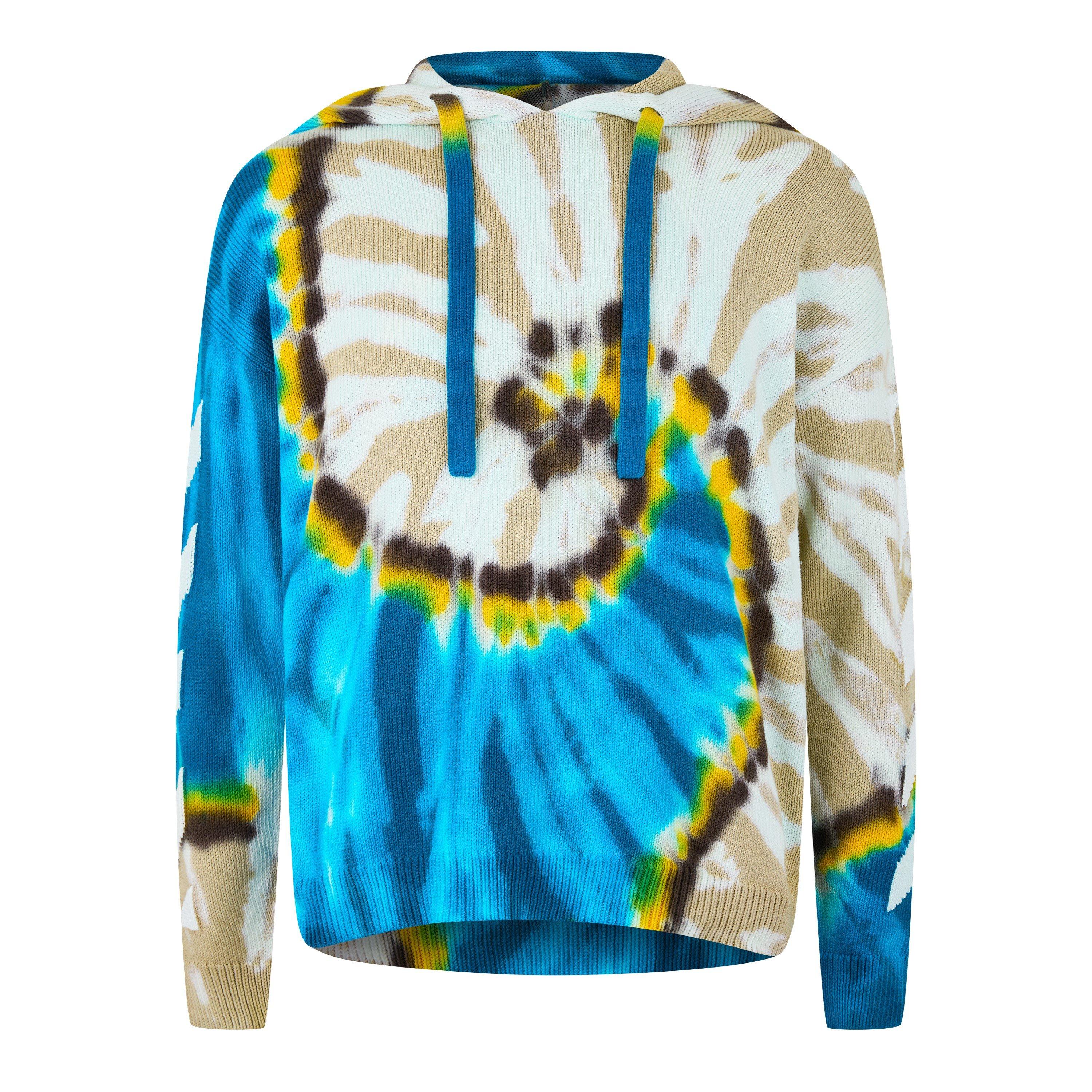 Off White Diag Tie Dye Hoodie