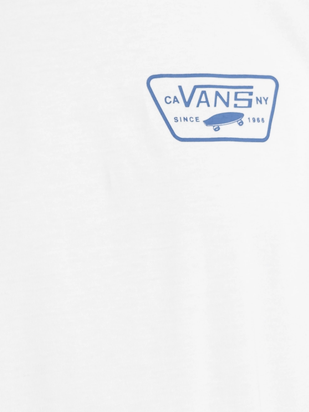 Vans Full Patch Back T-Shirt white/true blue
