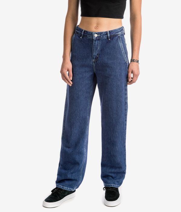 Carhartt WIP W' Pierce Pant Straight Jeans women (blue stone washed)
