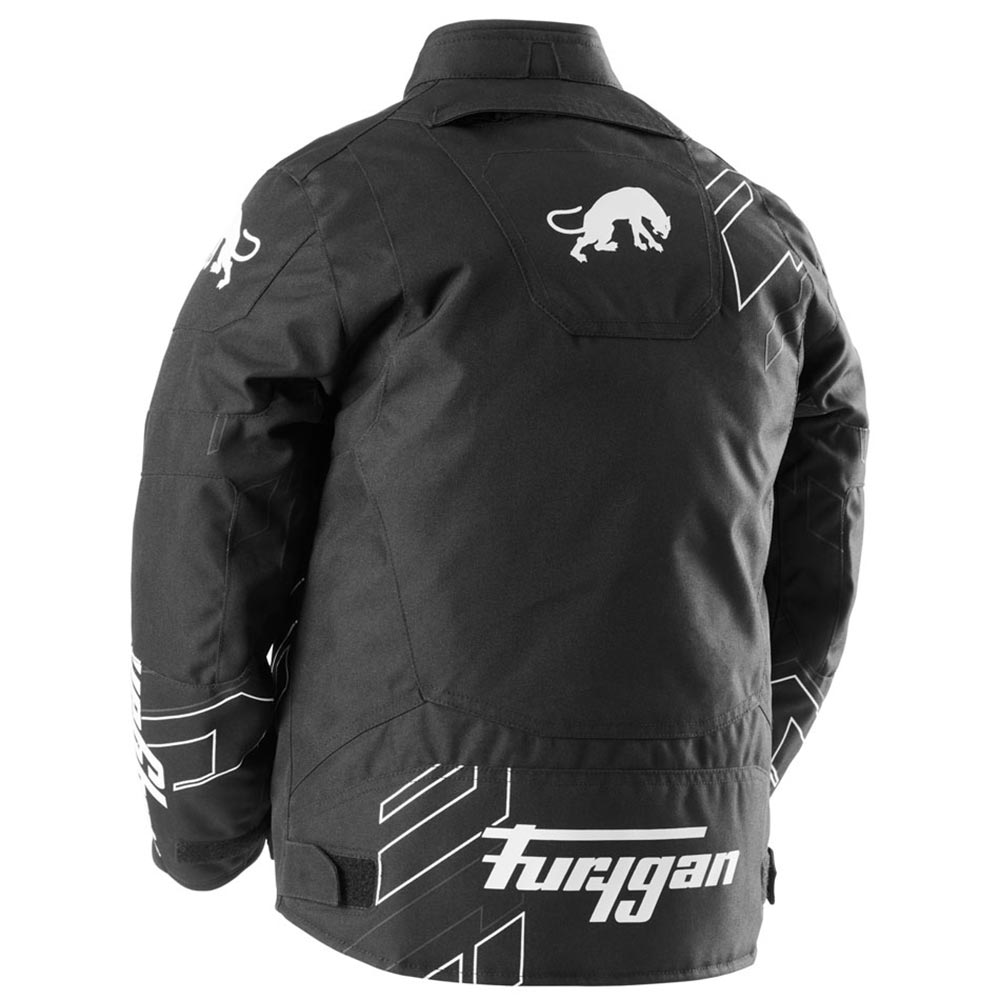 Furygan - Blouson enfant Neon Kid Noir / Blanc / Anthracite