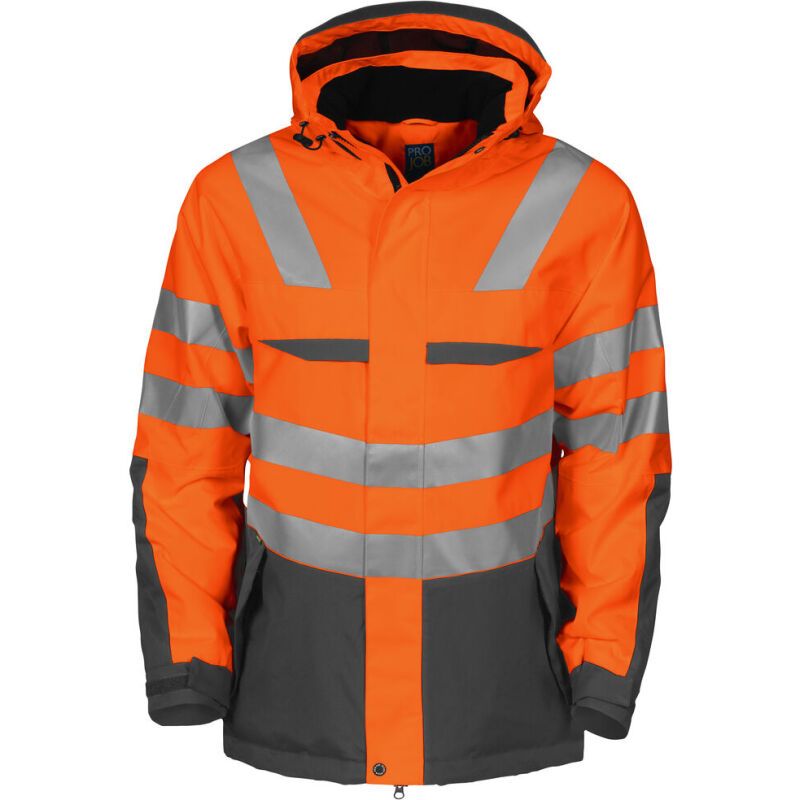 ProJob 6418 PARKA POLYURETHANE HV MATELASSEE - EN ISO 20471 CLASSE 3 - EN 343 3/1/X