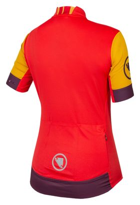 Maillot Manches Courtes Endura FS260 II Grenade Rouge