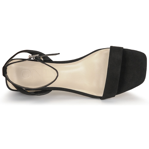 Only - ONLHANNA- 1 LIFE PU HEELED SANDAL - Noir
