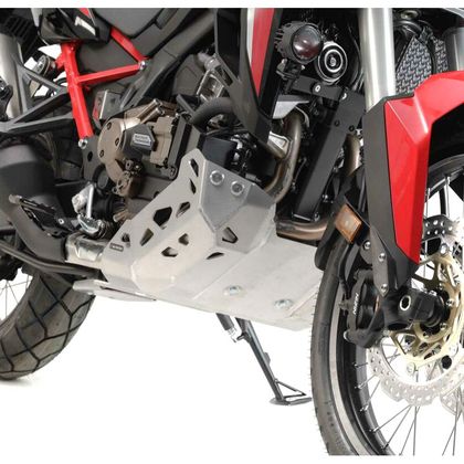 Sabot moteur SW-MOTECH ALUMINIUM - montage sans crashbar - Gris