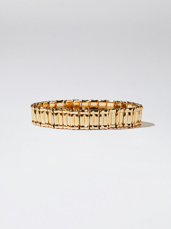 Pulseira elástica dourada - Dourada