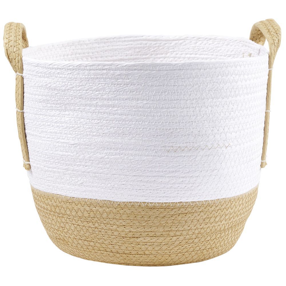 Panière Ø30xH.24cm beige