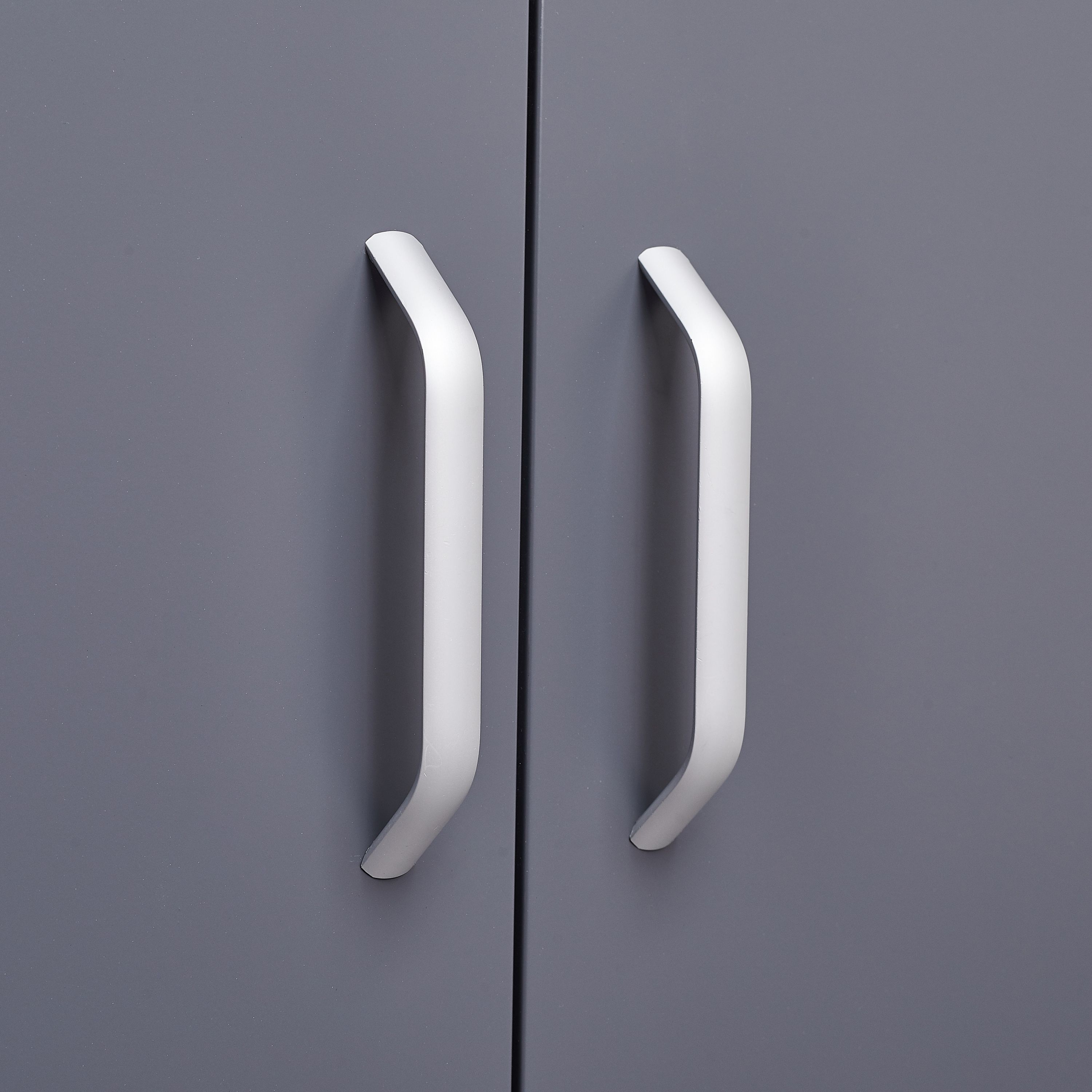 Sideboard Metall KLAUS 115 x 59 cm anthrazit