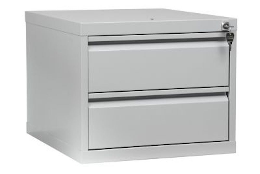 PROREGAL Sparrow Onderwerkplaatscontainer voor Cricket Werkbank met 2 Laden HxBxD 38 x 46 x 55 cm Grijs