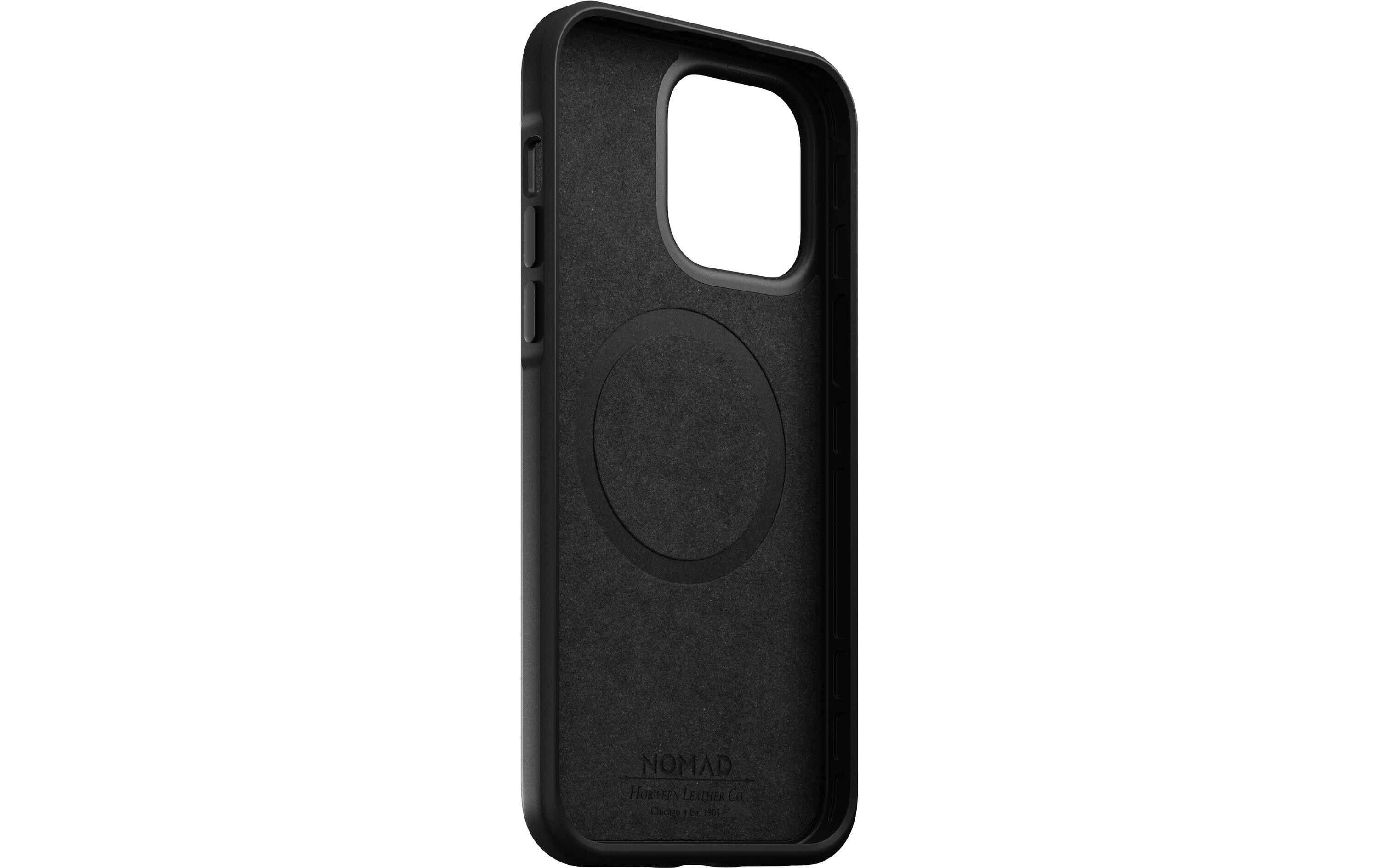 Back Cover Modern Leather Horween iPhone 14 Pro Max SchwarzModerne Schutzhülle aus Horween Leder für das Apple iPhone 14 Pro Max