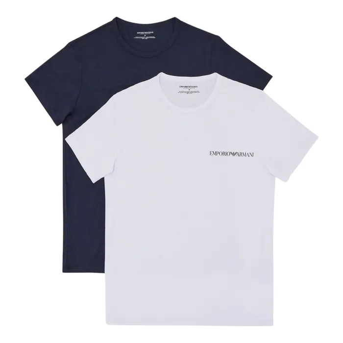 Emporio Armani Core Logo Crew Shirts Heren (2-pack)