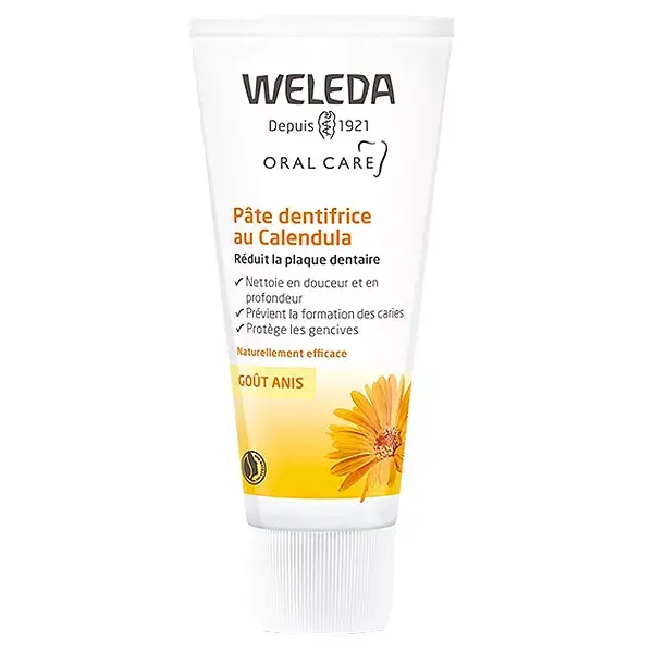 Creme dental Weleda Oral Care com calêndula, 75ml